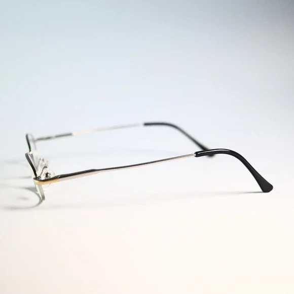 eyeart HOWARD silver gold 42-19-135 eyeglasses small full frame rectangle N12 - Picture 5 of 9